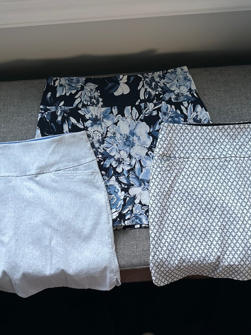 S.C. & CO. Lot of 3 Skorts/Skirts w/ Tummy Control/Built-in Spandex Shorts